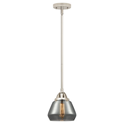 Mini-luminaire suspendu 1 lumière 7 po Nouveau 2 - Elim - Ampoule DEL - Abat-jour