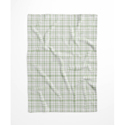 Liz Plaid Velveteen Fleece Blanket