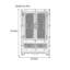 Rattan & Wood Elegant Decorative Cabinet