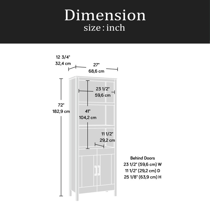Bookcase With Doors