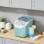 Machine à glace de comptoir Havato, machines à glaçons autonettoyantes, 26 lb / 24 heures, 8 cubes de glace prêts en 6 minutes pour la maison / cuisine / bar / fête / camping-111088699
