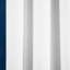 Panneau de rideau occultant avec œillets 100% blanc / bleu marine Dedrian 40 x 84-957042317