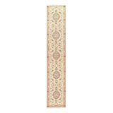 Hand Woven Cotton and Wool Oriental Area Rug