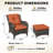 Netta 4-Piece Rattan Outdoor Seating Group with Cushions-1955083461