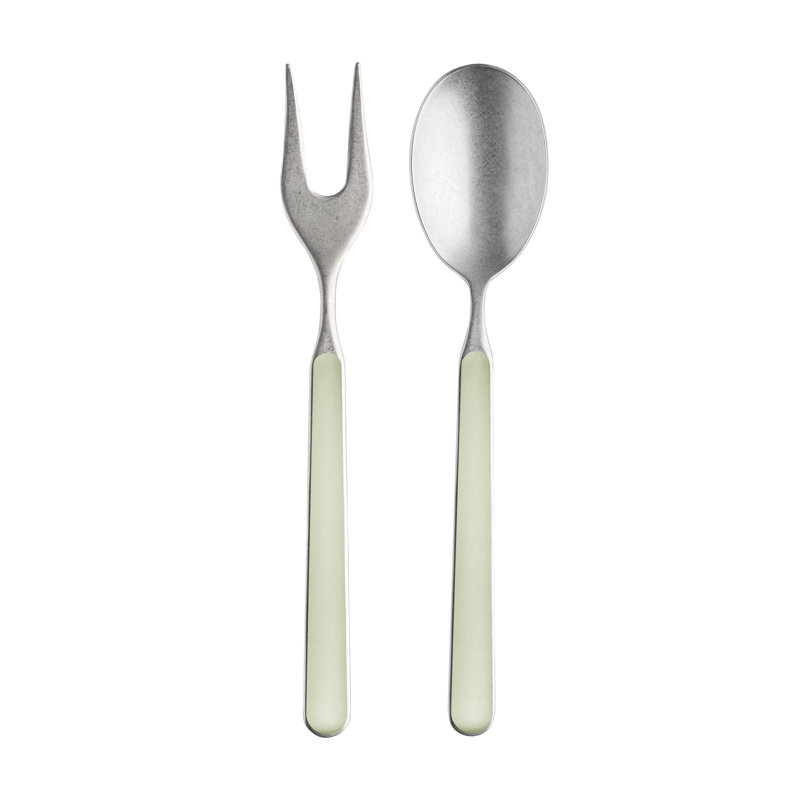 Ensemble de service en étain Fantasia - sauge, Sauge