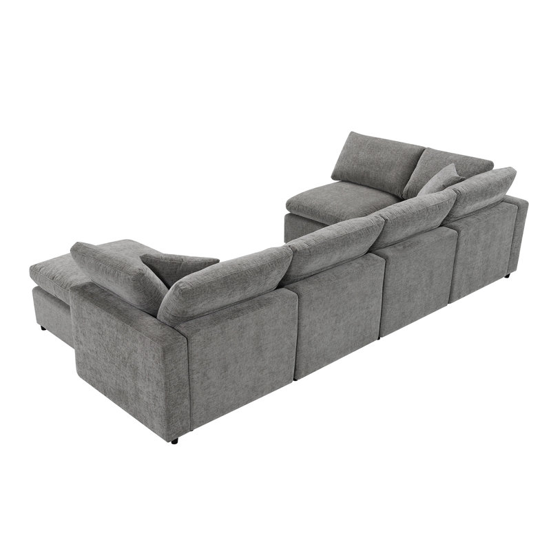 [VIDEO Provided][New]130*65" Modern Modular Cloud Sofa Bed