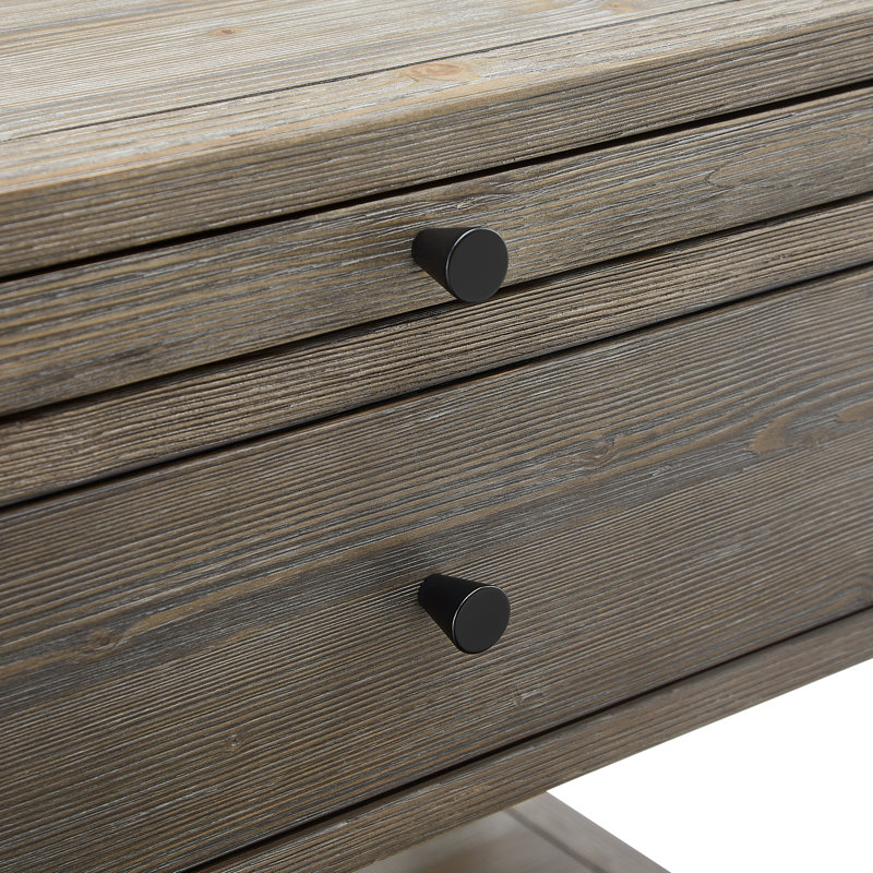 Table de chevet 1 tiroir Modern Sunveil, Gris