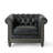Anduin Faux Leather Chesterfield Chair-484202060