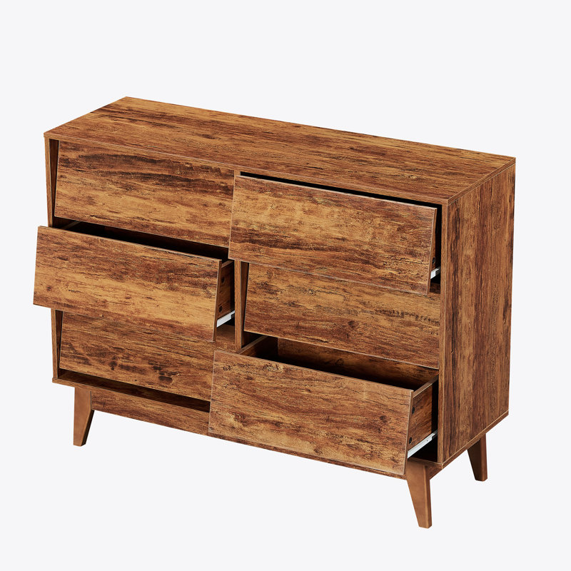 47.2'' Addyson 6 - Drawer Dresser, Brown