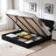 Lit plateforme tapissier avec rangement Arcadia-2133545509-2133545508