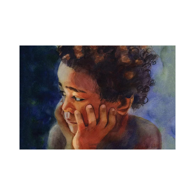 Sami 1 Piece Wrapped Canvas Wall Art, 20.32 cm H x 30.48 cm W
