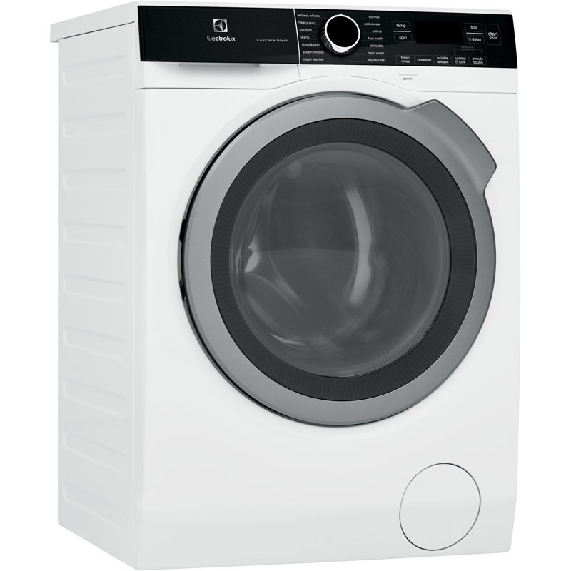 White 2.4 Cu. Ft. High Efficiency Front Load Washer with Steam