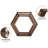 Emeria 3 Piece Hexagon Floating Shelf-633166845