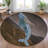 Machine Washable Indoor/Outdoor Xhevrie Brown Rug-112024556