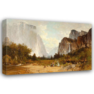 «Yosemite Valley» par Thomas Hill - Art mural sur toile tendue avec châssis