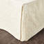 Ensemble de couvre-lit plissé en coin 3 pièces très grand crème. Microfibre douce, rembourrage 100%. Boîte de couture, lavable à la machine. Convient aux couvre-lits grand / très grand. Courtepointe. Microfibre. . Literie lavable et séduisante-121162254-121162253
