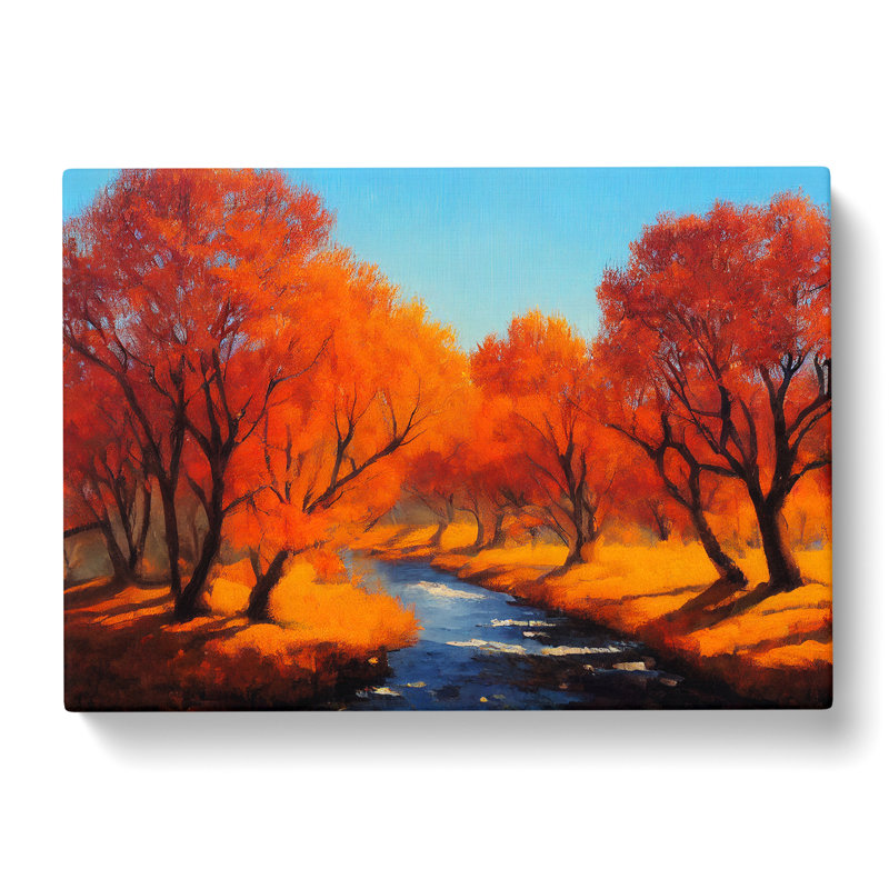 Splendid Autumn Forest - Wrapped Canvas, 35cm H x 50cm W x 3cm D