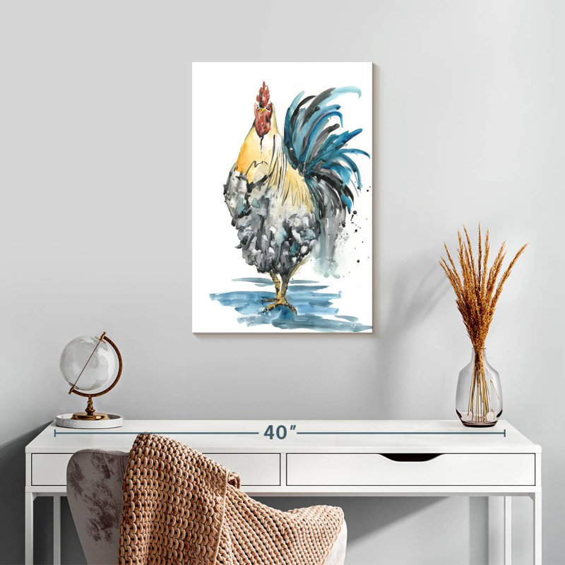 Brampt Rooster Splash II, 24" H x 16" W