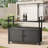 Black Rattan Bar Table With Wheels-1742625796