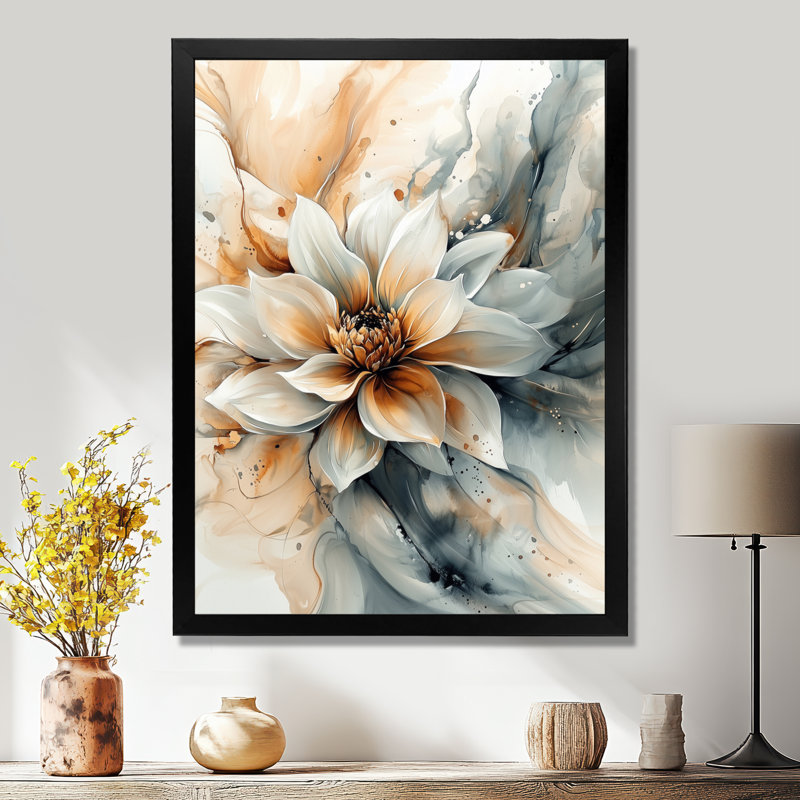 Housman - Floral Canvas Prints, Noir, noir, noir, noir, H 20 po x l 12 po, Reproduction encadrée d'une seule photo