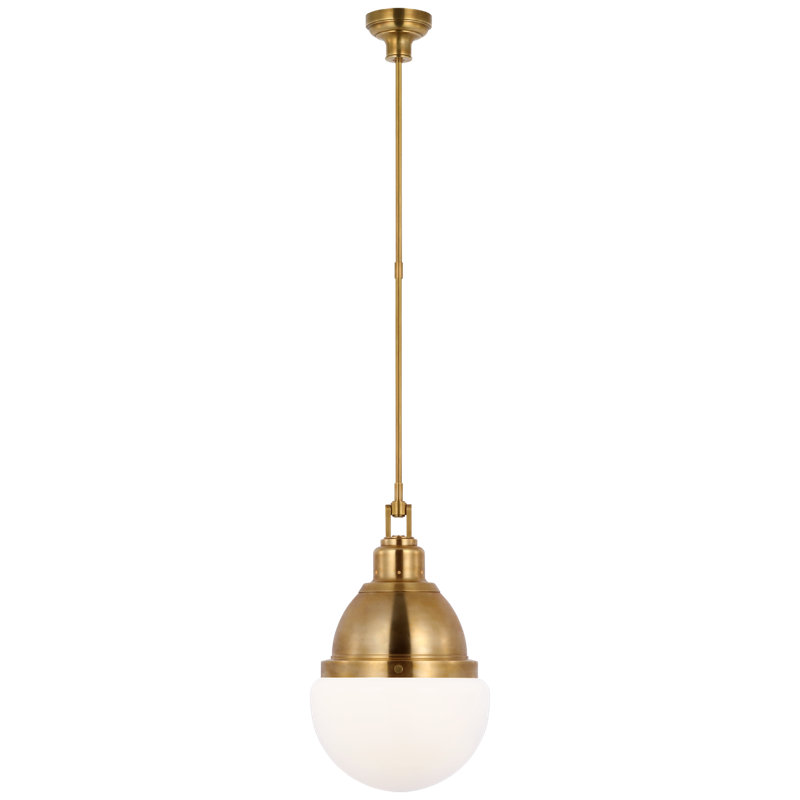 Bernard 1 - Light Pendant, Hand-Rubbed Antique Brass
