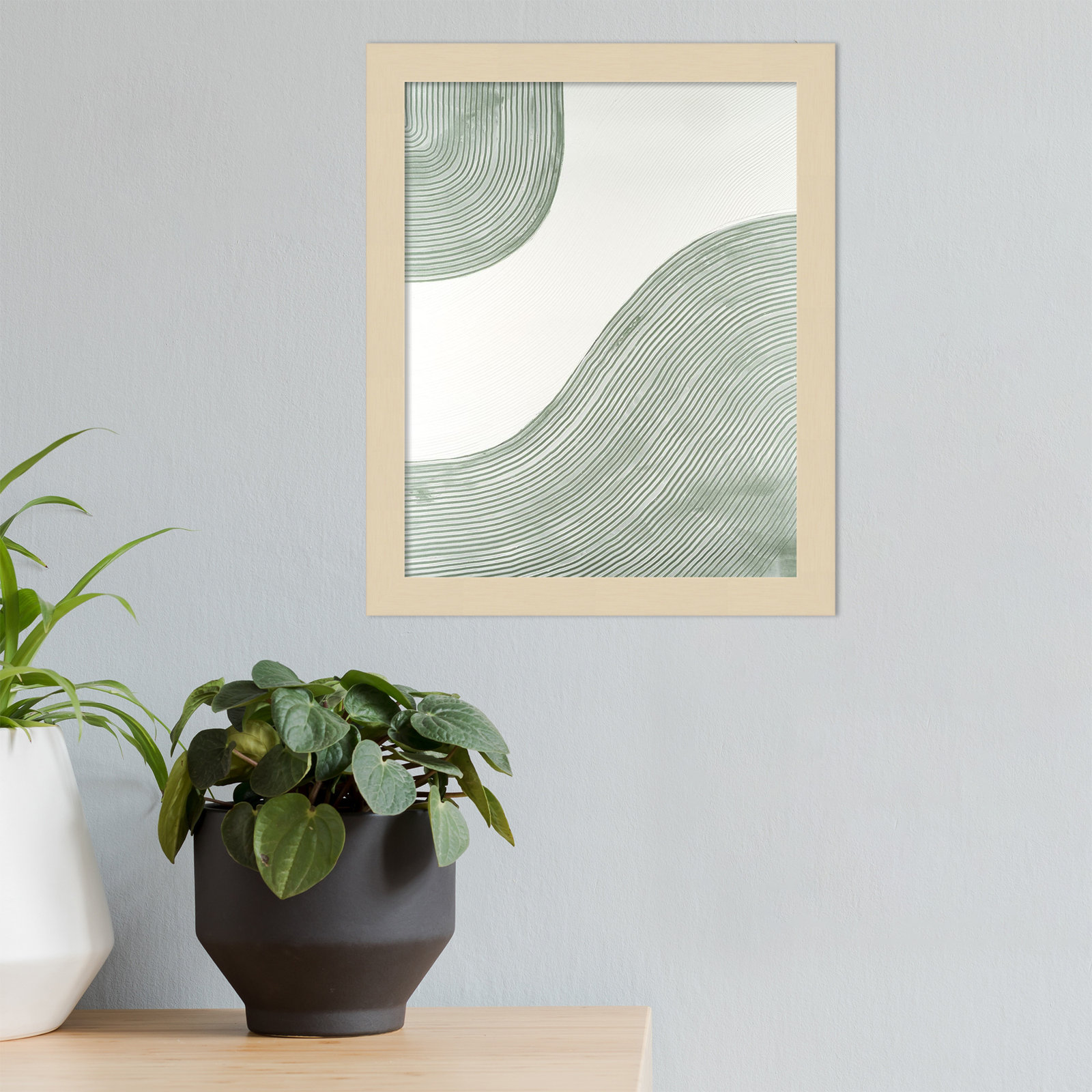 Get Going by Vanna Lam, 13" H x 11" W x 1" D, Brown