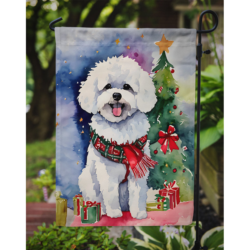 Drapeau de jardin en polyester , H 15,5 po x l 11,25 po