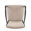 Chaise de salle à manger rembourrée en fer Blondell-1184564709