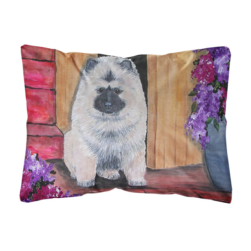Coussin décoratif intérieur / extérieur Keeshond