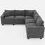 Canapé modulaire moderne avec rangement caché Elara-122070595