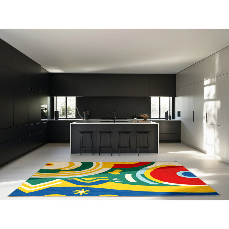 Cheeky Splash Rug, Rectangle 2' x 3'