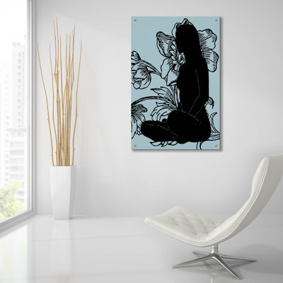 «Slow Breathing II» par Regina Moore, art mural en verre acrylique