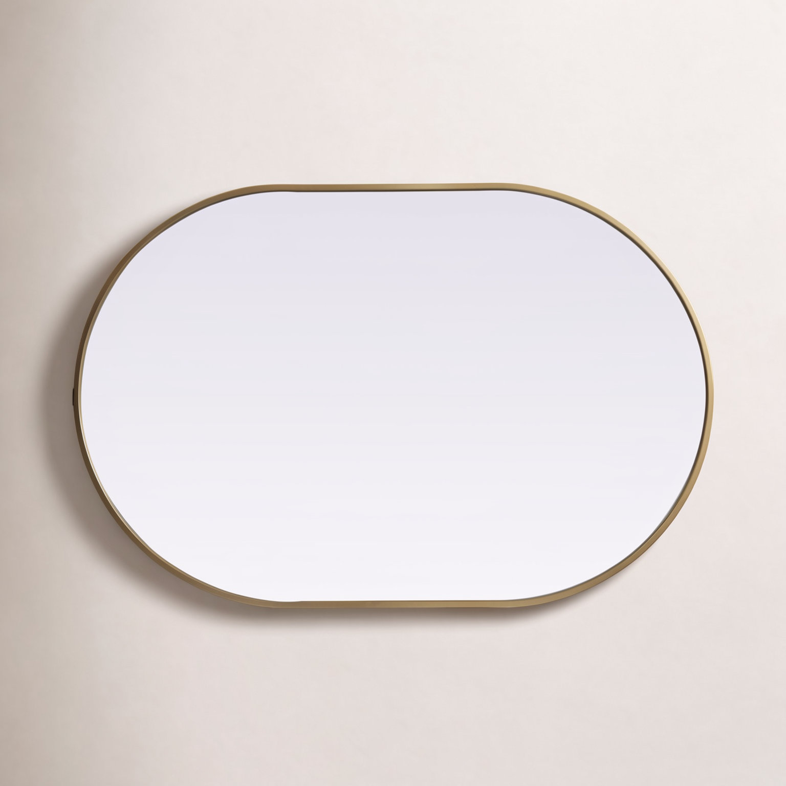 Sabine Accent Mirror, Brass, 40" x 27"