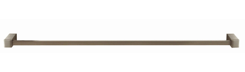 Barre à serviettes murale Spa 2, Nickel satiné, H 0,75 po x L 18,75 po x P 2,38 po