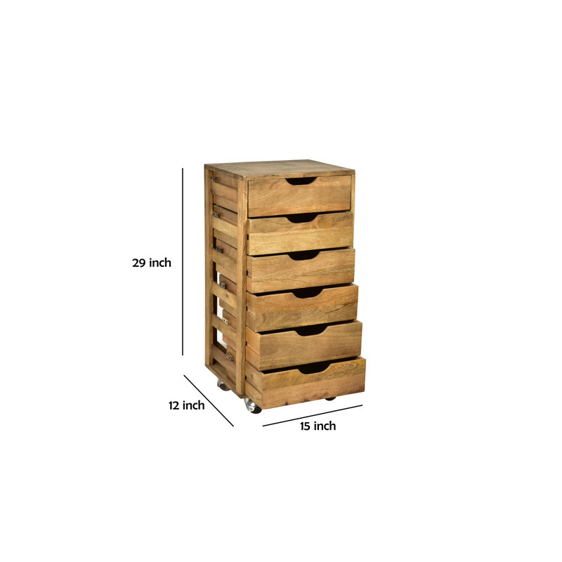 Corneisha 6 Drawer Storage Drawer