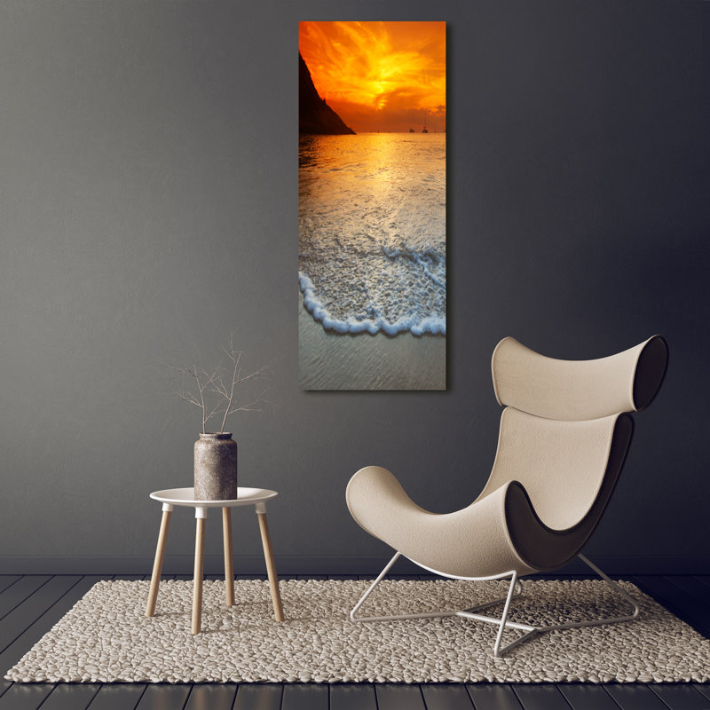 Sunset - Wrapped Canvas Print