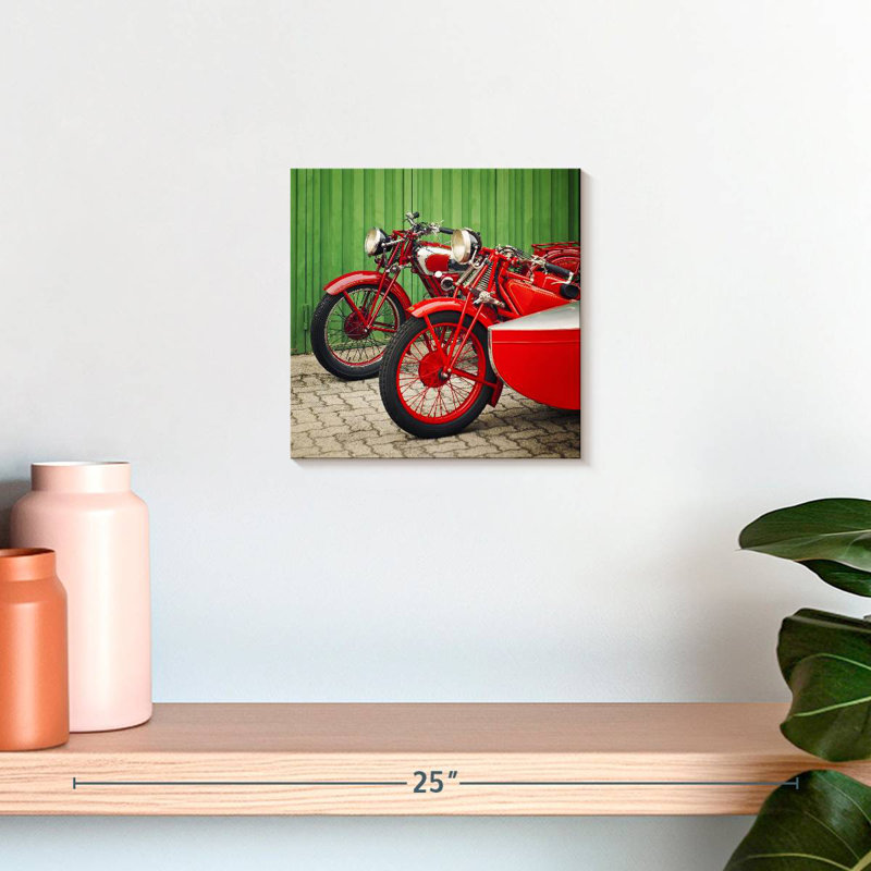 Mehar Italian Motorcycles, 10" H x 10" W