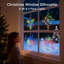 Ensemble de 4 motifs de Noël avec télécommande, synchro de musique et minuterie, décoration de Noël à brancher pour l'intérieur
