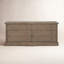 Commode 6 tiroirs Rochelle brun chaud-124519590