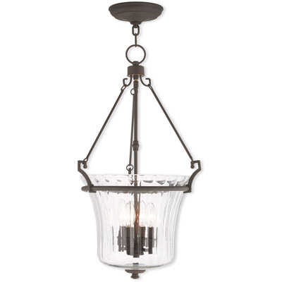 Luminaire suspendu urne 2 lumières Arloh