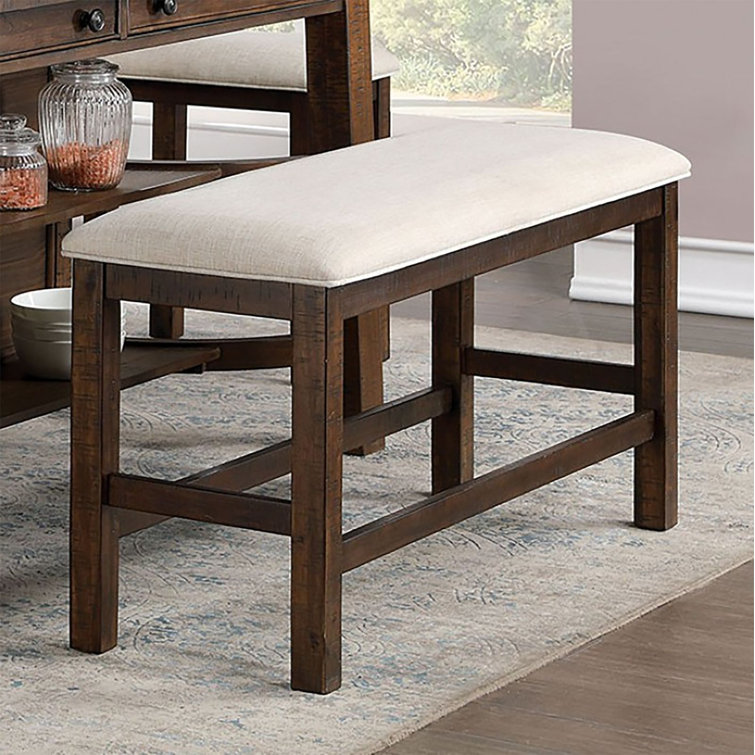 Makinzee Polyester Blend Upholstered Bench