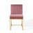 Carriage Tufted Sled Base Upholstered Fabric Dining Chair-426741422-426741411-484070128