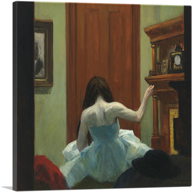 New York Interior 1921 - impression, H 36 po x l 36 po x P 0,75 po