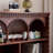 Maroon Solid Wood Display Cases