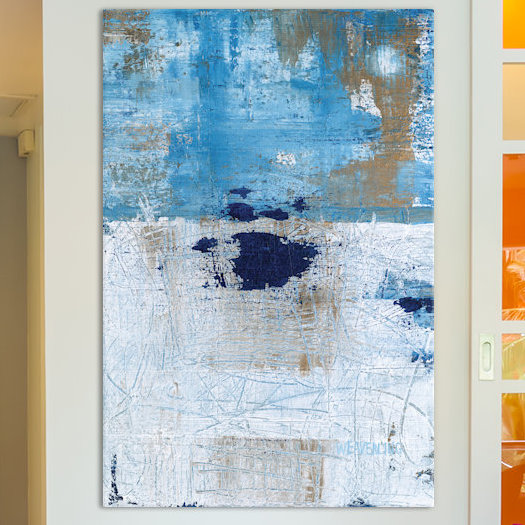 «Explore Paint», reproduction sur toile tendue, H 12 po x l 8 po x P 0,75 po, Toile tendue, Pas de tapis
