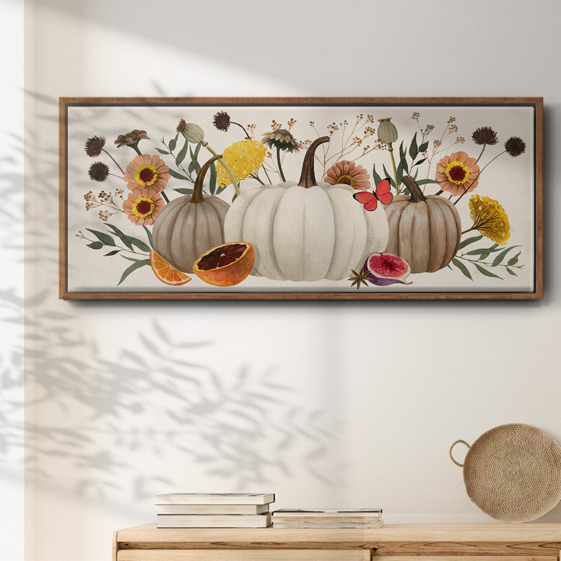 Harvest Time- Framed Canvas, 24" H x 60" W