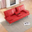 Canapé-lit double pliant en cuir avec table basse multifonctionnel en cuir