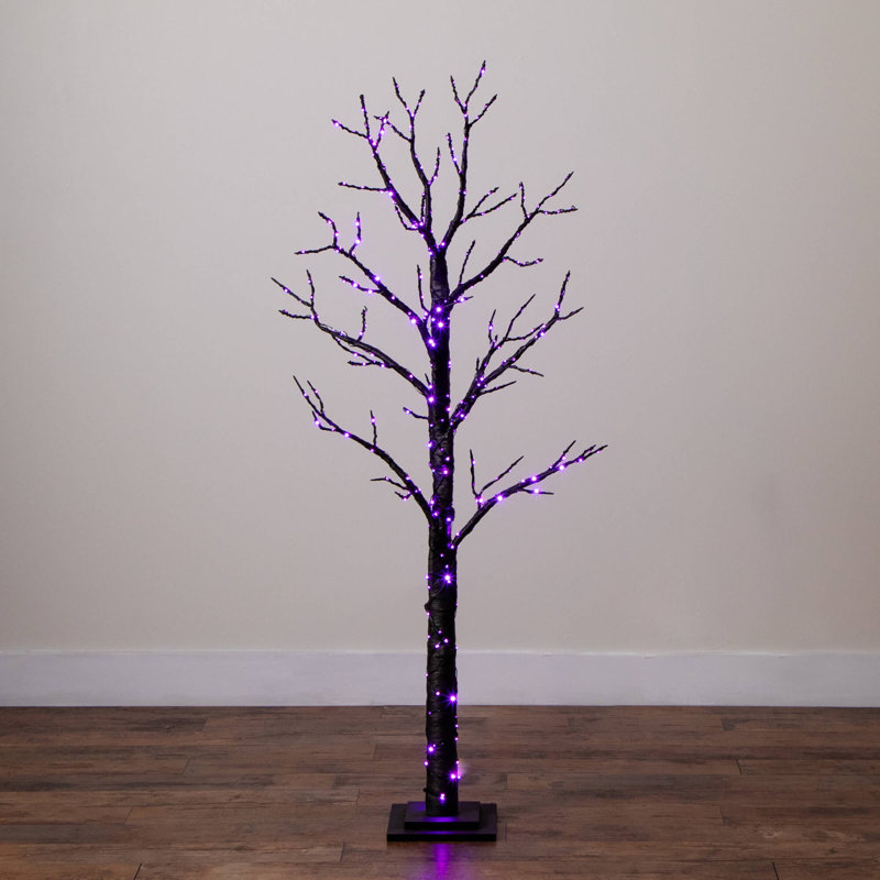 5' Pre-Lit Halloween Twig Tree