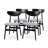 Clinger Clemente 4 - Person Dining Set-1279611230