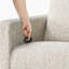 Fauteuil inclinable et pivotant en tissu de chenille moderne et contemporain de 30 po Kemontez avec pivotement à 360 degrés et mouvement doux-2073895079